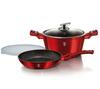 Pottide komplekt Berlinger Haus BH-6779, 4-osaline, Burgundy Metallic