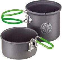 Matkapottide komplekt Optimus Terra Solo 8020708, 0,6 L, hall, 2-osaline