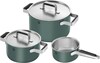 Pottide komplekt Zwilling Pure, 3 tk, roheline