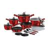 Potikomplekt Berlinger Haus Burgundy Metallic Line BH/7035, 18-osaline