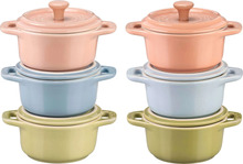Küpsetusnõude komplekt Staub Mini Cocotte, 10 cm, 6 tk, mitmevärviline