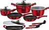 Potikomplekt Berlinger Haus Metallic Line Burgundy Edition BH-6781, 14-osaline