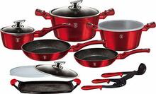 Potikomplekt Berlinger Haus Metallic Line Burgundy Edition BH-6781, 14-osaline
