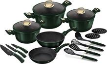 Potikomplekt Berlinger Haus Emerald Collection BH/7043, 17-osaline
