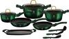 Titanium pottide komplekt Berlinger Haus BH-6066 Emerald, 12-osaline