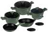 Potikomplekt Berlinger Haus BH8207 Matte Green, 10-osaline