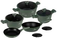 Potikomplekt Berlinger Haus BH8207 Matte Green, 10-osaline