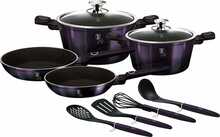 Pottide komplekt Berlinger Haus BH-7140, 10 tk, lilla