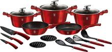 Pottide komplekt Berlinger Haus Metallic Line BH-6162, 17-osaline