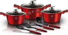 Potikomplekt Berlinger Haus BH-6150 Burgundy, 10 tk