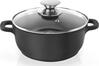 Pott Orion Grande, 4 L, 24 cm, graniitkattega, klaasist kaanega
