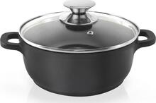 Pott Orion Grande, 4 L, 24 cm, graniitkattega, klaasist kaanega
