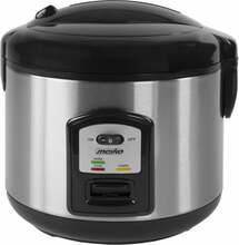 Riisikeetja Mesko MS 6411, 1,5 L, 1000 W, must/roostevaba teras