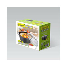 Pott kaanega Maestro MR-4620C, 2,1 L, 20 cm, must