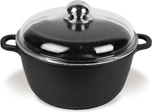 Pott kaanega Maestro MR-4624C, 4 L, 24 cm, must