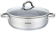 Roostevabast terasest pott Klausberg KB-7174, 6 L, 28 cm