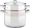 Roostevabast terasest pastapott Lamart LTSS2417, 8 L, 24 cm