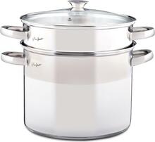 Roostevabast terasest pastapott Lamart LTSS2417, 8 L, 24 cm