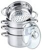 Roostevabast terasest aurupottide komplekt King Hoff KH-3329, 5-osaline, 4 L, 22 cm