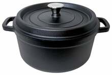 Malmpott Zyle ZY128KI, 6 L, 28 cm, must
