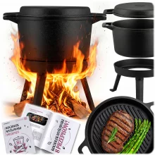 Malmpada Berdsen BD-480, 8 L, grillpanniga
