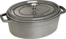 Malmipott STAUB, ovaalne, 5.5 L, hall