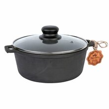 Malmpott Maysternya T401C3, 2 L, klaasist kaanega