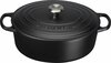 Malmipott Le Creuset Signature, ovaalne, 27 cm, 4.1 L, must