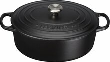 Malmipott Le Creuset Signature, ovaalne, 27 cm, 4.1 L, must