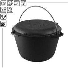Malmkatel Brizoll Lid-Pan, 8 L