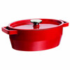 Malmipott Pyrex SLOWCOOK, 3.8 L, ovaalne, punane