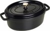 Malmipott Staub La Cocotte, ovaalne, 5.5 L, must
