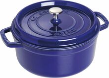 Emailitud malmpott Staub La Cocotte, 24 cm, 3.8 L, tumesinine