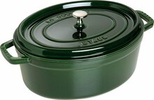 Malmist ovaalne pott Staub La Cocotte 40509-365-0, 5.5 L, roheline