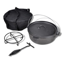 Malmpott Dutch Oven, 5.6 L, tarvikutega