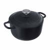 Emailitud malmpott Orion LITINA SMALT, 3.3 L, must