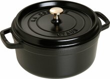 Malmipott Staub La Cocotte, 26 cm, 5.2 L, must