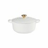 Malmpott Le Creuset, ümmargune, 24 cm, 4.2 L, valge