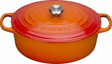 Malmipott Le Creuset, ovaalne, 27 cm, 4.1 L, oranž