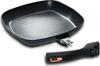 Grillpann Berlinger Haus BH-1953, 28 cm, must roosa