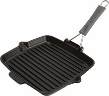 Grillpann Staub 40509-344-0, 24 cm, must