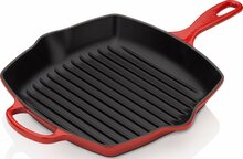 Grillpann Le Creuset 02723271, 26 cm, kirsipunane