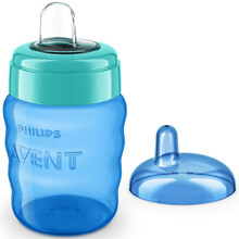 Nokamokk Philips Avent SCF553/05, sinine, 260 ml, pehme silikoonist tila