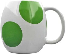 Tass Pyramid International Super Mario Yoshi Egg 3D, valge/roheline, 500 ml