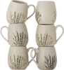 Tasside komplekt Bloomingville Bea, beež, 6 tk, 400 ml