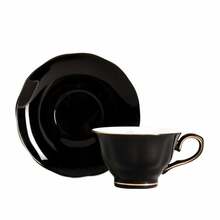 Tass alustassiga Homla Barik, must, 0.15 l