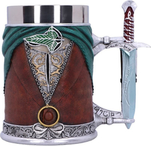 Kruus Nemesis Now Lord of the Rings Frodo Tankard, 15,5 cm