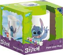 Keraamiline värvitav kruus Totum Disney Stitch 700154, valge