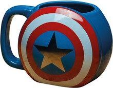 Tass Paladone Captain America Shield, sinine/valge/punane
