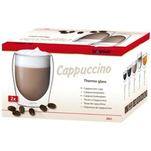 Cappuccino klaasid Scanpart, topeltklaas, 2 x 300 ml